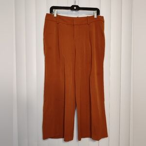 A New Day Burnt Orange Cropped Trousers